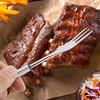 6PCS Stainless Steel Hot Pot BBQ Fork 3-Prong Tip Cheese Fork Fondue Fork Set  Fruit Serving