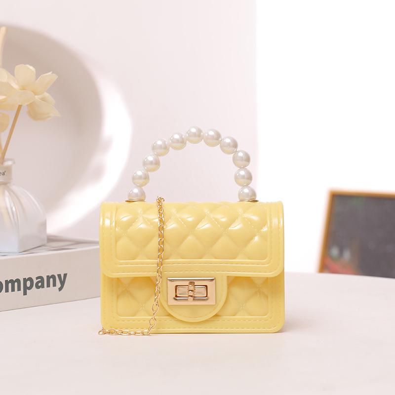Pearl bag cheap mini bag handbag children's bag silicone jelly bag