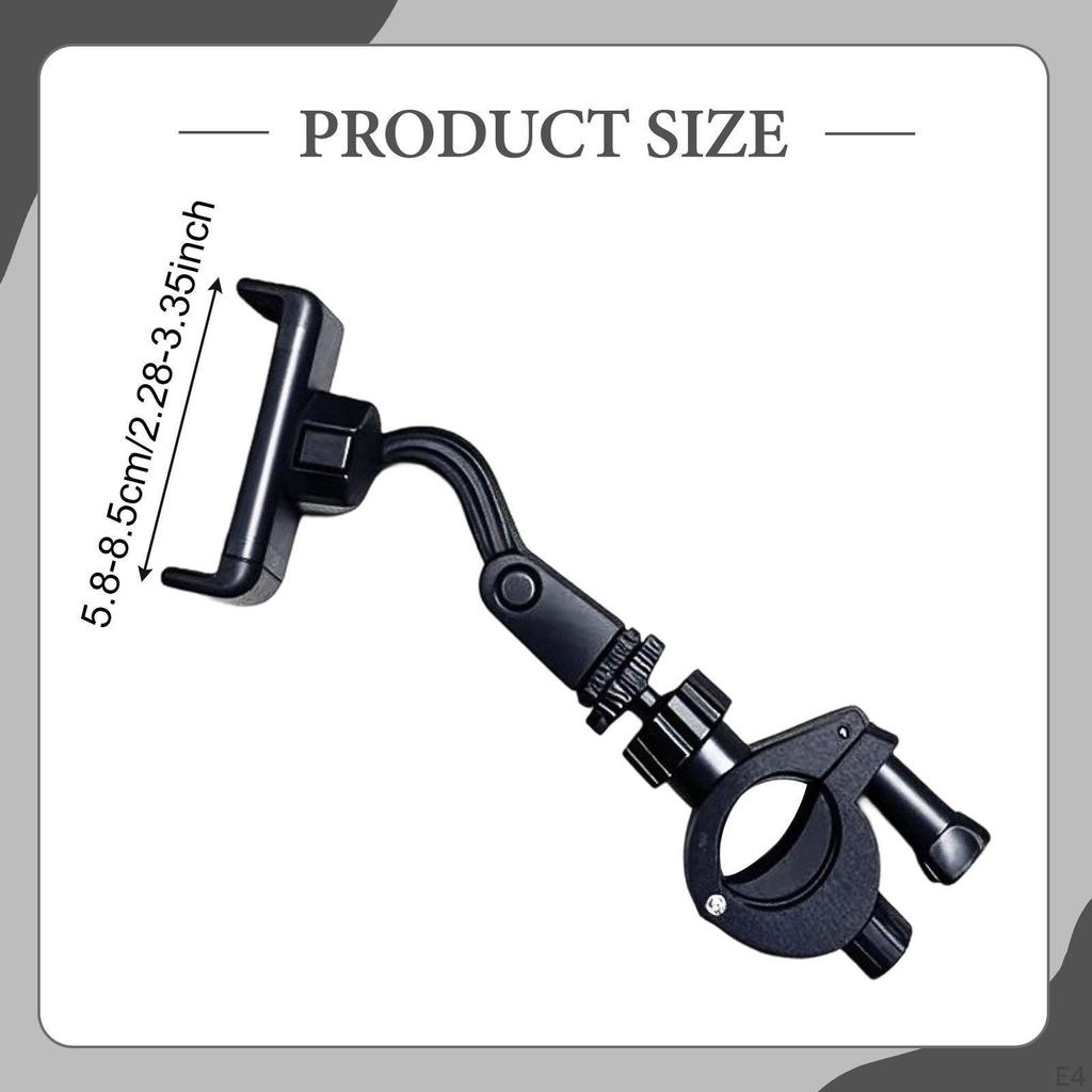 Muzyczny klips do telefonu lira regulowany 5,8-8,5 cm zacisk uchwyt do trąbki statyw do saksofonu
