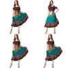 Flamenco Performer Outfit With Polyester And Spandex For Theatre And Dance Shows