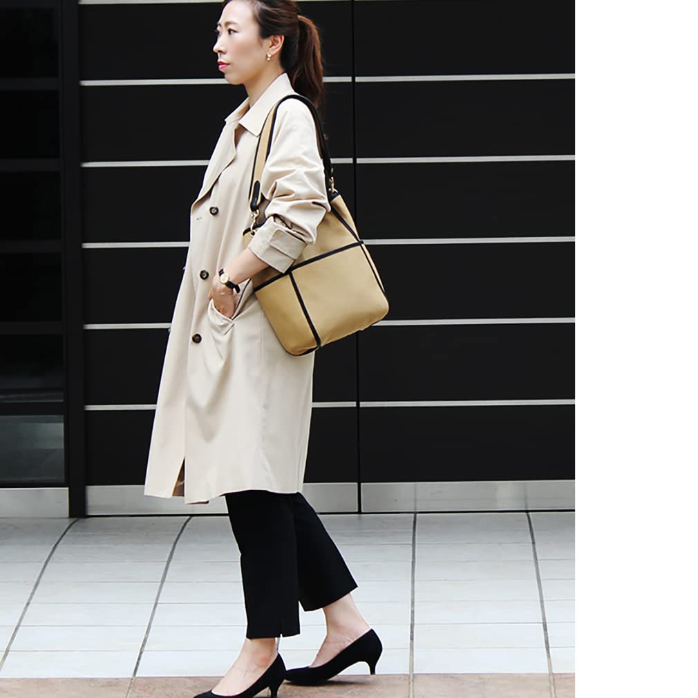 Gratante 24oz Canvas Shoulder Bag for Perfect for or with a Thick Shoulder Tote Large Lined with Women, Bucket-Style, Commuting, School, Work, Strap,