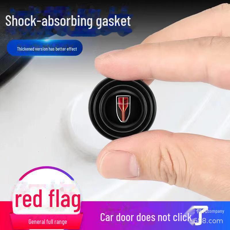 Car Door Anti-Collision Cushion: Shock-Absorbing, Sound-Insulating, Thickened Rubber Protection Patch