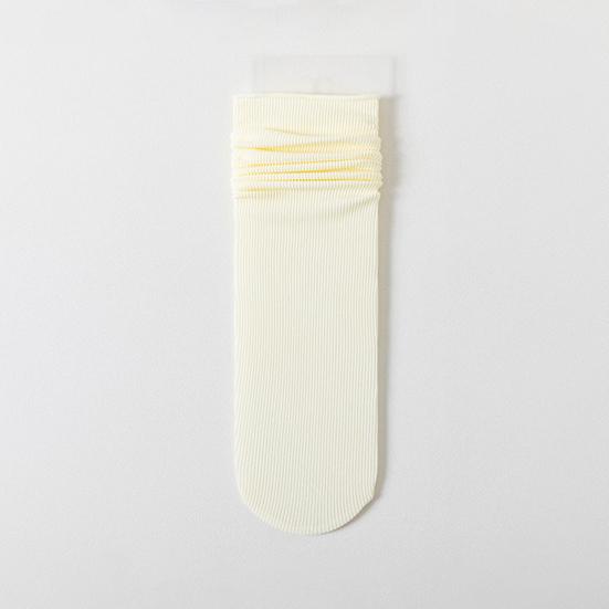 3 pár jégoldal zokni nőknek nyári ultravékony térdzokni hétköznapi középvádli zokni elasztikus boka fölötti bokazokni