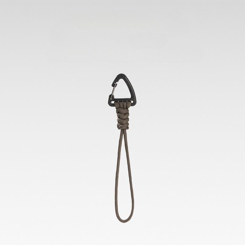 

1 шт. Новый семижильный шнурок для ключей с крючком на запястье для кемпинга на открытом воздухе, многофункциональный крючок, треугольный быстросъемный крючок-карабин