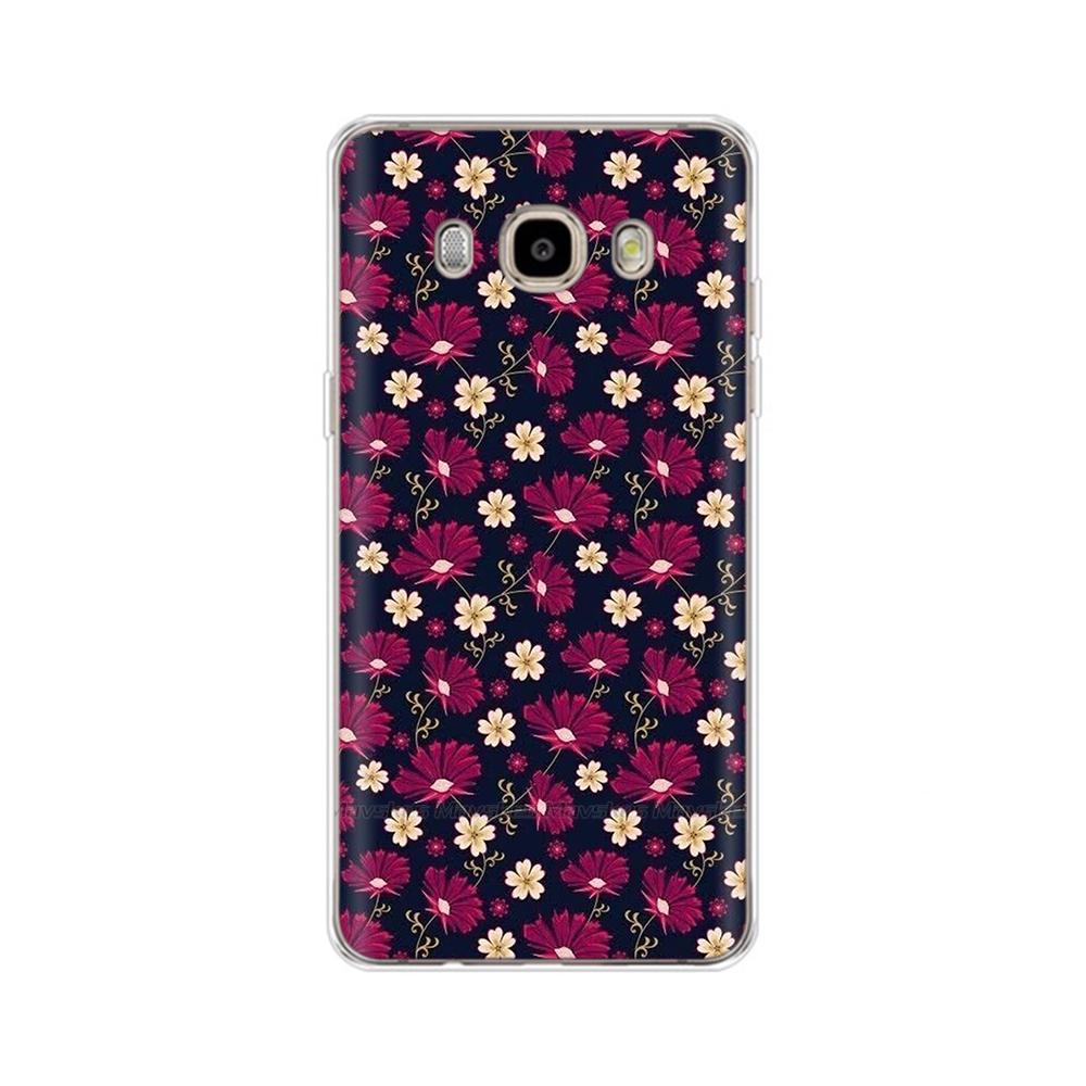 For Samsung Galaxy J5 2016 Case J510 J510F/ds J510FN Cover Fashion Daisy Soft Protective Covers For Samsung J5 2016 Fundas Coque