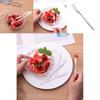 Stainless Steel West Tableware Fruit Forks Elegant Small Sized Snack Cake Dessert Utensils