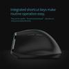 ZELOTES F-36A 2.4G Wireless Mouse Charging Blu-ray 6-button Optical Mouse 3 Level DPI Black
