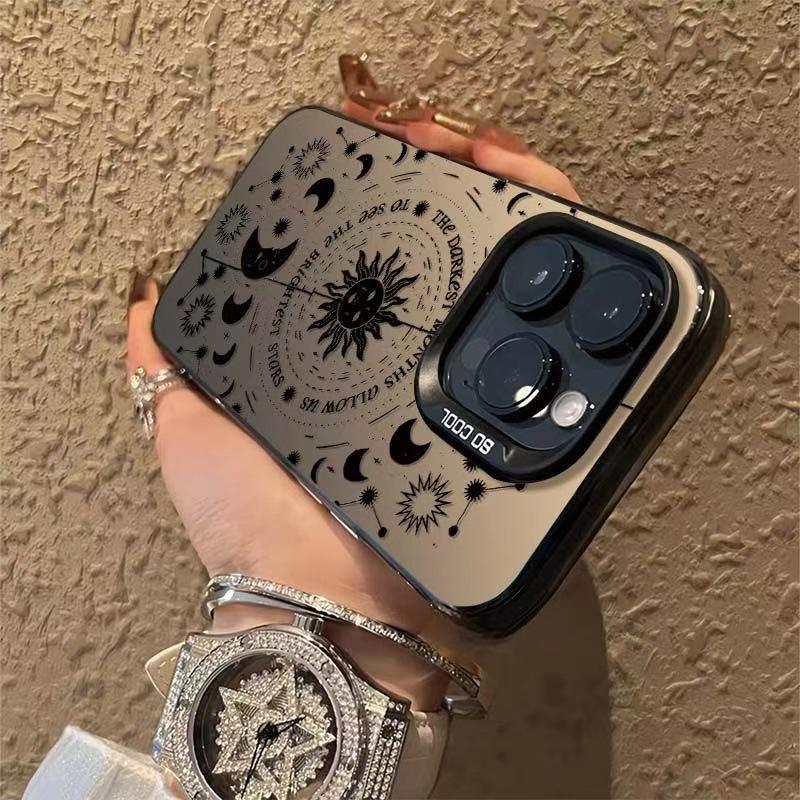Sun Moon Stars iPhone Case for Apple Models 13 to 17 Pro Max