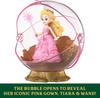 Mattel Universal Pictures' Evil Glinda Floating Bubble Toy Set, featuring a vehicle and a small Glinda figure, with distinctive appearance, inspired