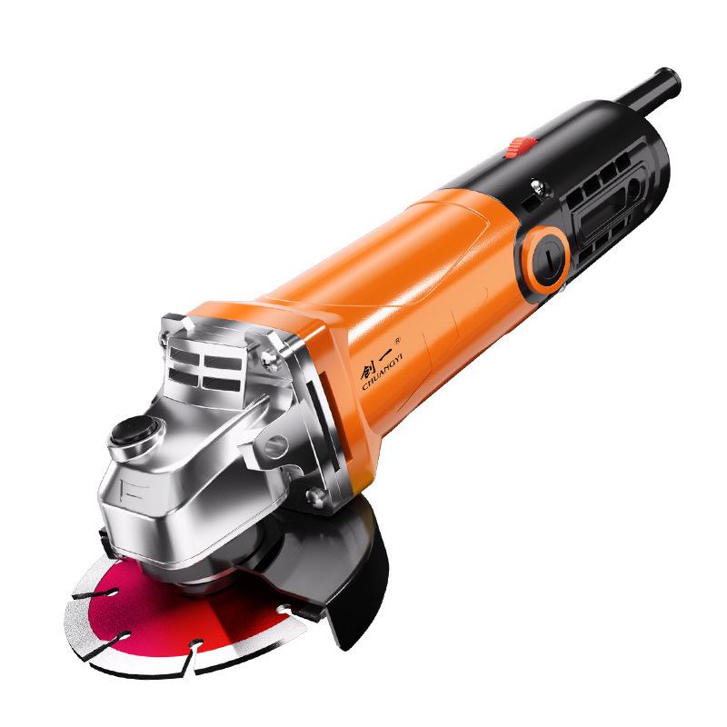 Angle Grinder: Industrial Polisher for Metal Cutting, Rust Removal & Grinding, Household Hand Tool