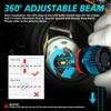 H7 Hi/Lo Beam Led Canbus Lights 1:1 Mini Size Car Headlight With Fan 50000LM Super Bright Turbo Headlamp 6000K Automobile Lamp