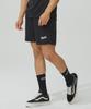 Beullaegmonseuteopis Black Silver Lettering Knit Shorts (Black) / Bm190403