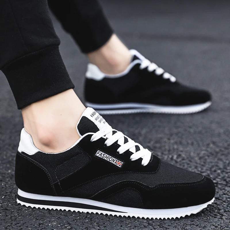Men's Shoes 2025 Sports Anti Slip Vulcanized Shoes Tenis Masculino Anti Slip Vibration Comfortable Walking Luxury Running Shoes