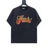 6502 Amiri 2026 Zomer Nieuw Heren- en Dameslos Hoogwaardig Katoen Grote Mat T-shirt Koppel T-shirt