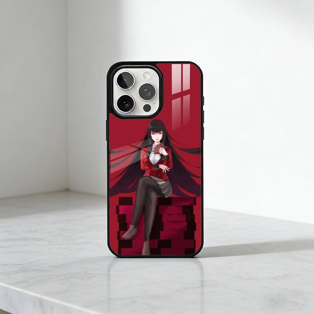 K-Kakegurui Y-Yumeko Phone Case For iPhone17,16,15,14,13 Plus,Pro Max Magnetic For Magsafe Wireless Charging