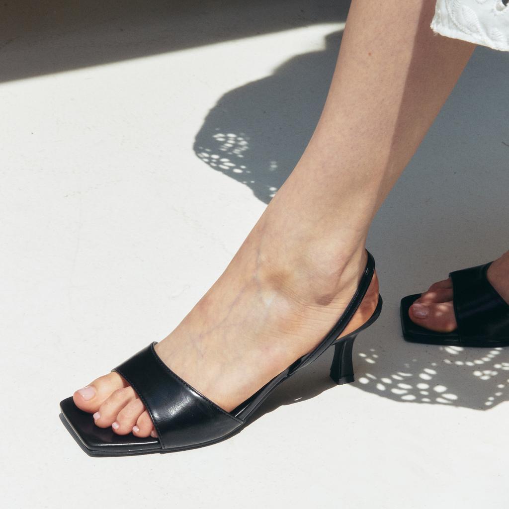 Komorebi Museum Km222 Handmade Leather Arch Back Strap Sandals 5Cm | 3 Colors