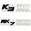 3D Car Metal Creative Stickers Waterproof Dirt-proof Sticker For Kia K2/K3/K5/KX3 Sportage Cerato Optima Soul Rio Carens Smart