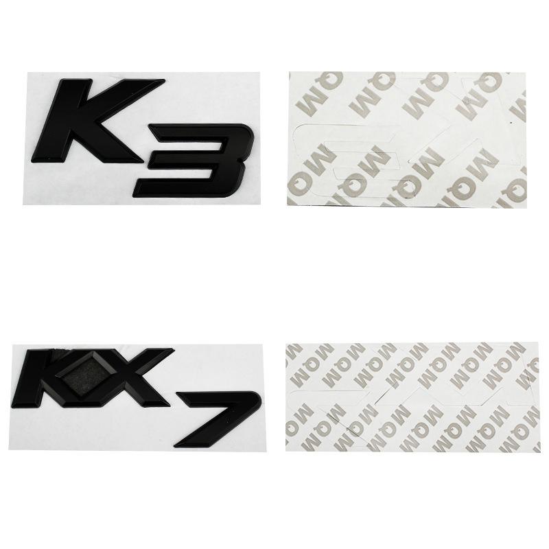 3D Car Metal Creative Stickers Waterproof Dirt-proof Sticker For Kia K2/K3/K5/KX3 Sportage Cerato Optima Soul Rio Carens Smart