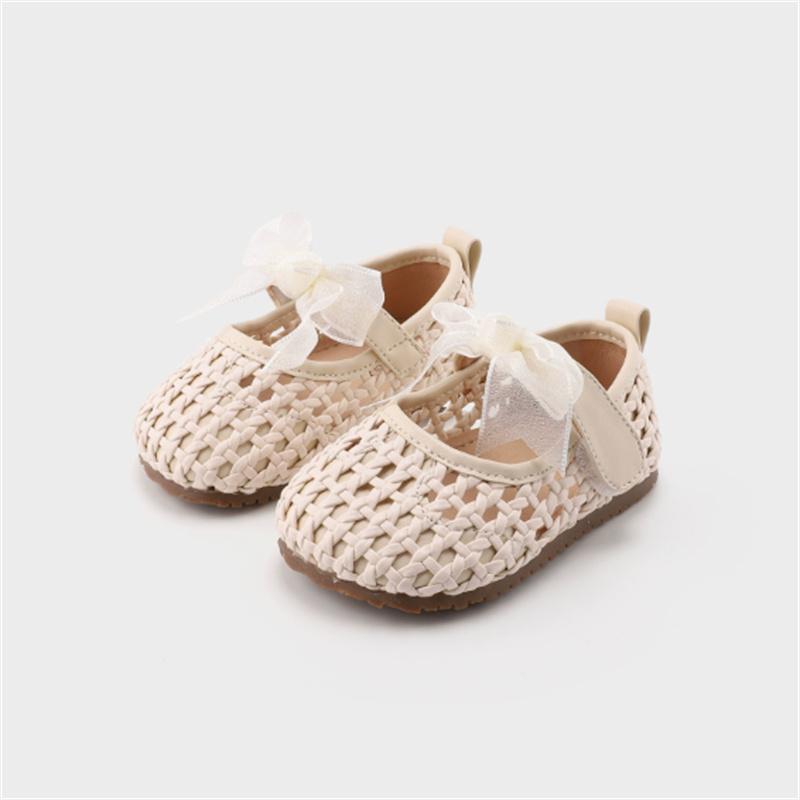 

New Summer Baby Shoes For Girls Leather Hollow-out Princess Shoes Closed Toe Fashion Toddler Kids Sandals EU 16-26 21