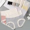 Mutandine da Donna Vita Alta Senza Cuciture Colore a Contrasto Controllo Pancia Sollevamento Glutei Morbide Elasticizzate Asciugatura Rapida Antisettiche Biancheria Intima da Donna Slip