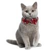 Cat Collars Puppy Suit Collar Snowflake Bow Christmas Holiday Collar Photo Props