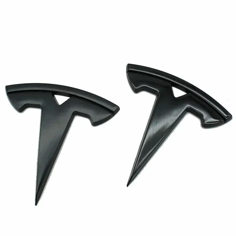 Car Sticker Tesla 5.5x5.5cm Metal Car Steering Wheel Cover Sticker for Tesla Model 3 S X Y Auto Interior Refitting Emblem Modifi