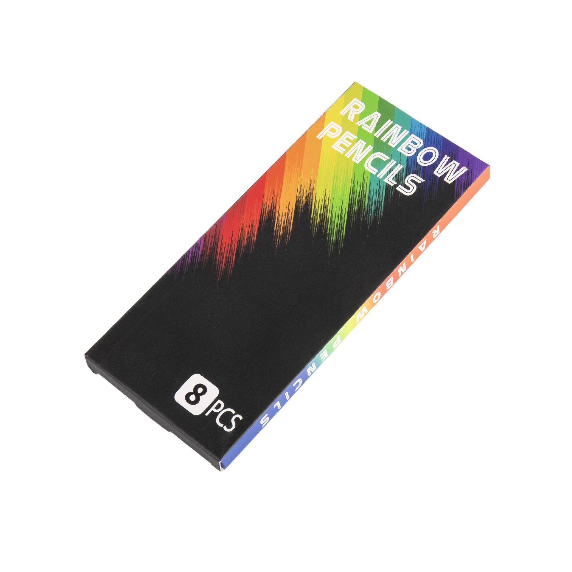 

Гіпсофіла 7-колірний основний набір кольорових олівців: Набір з 8 предметів з чорного дерева для дітей та студентів HB