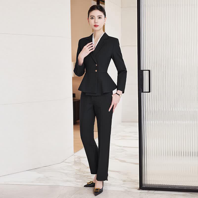 Troyman Women's Fashion Professional Suit Set