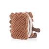 Apricot Lamb Chocolate Biscuit Plush Toy for Kids, Soft and Cute, Fluffy Chocolate Biscuit for Girls and Boys, 10cm