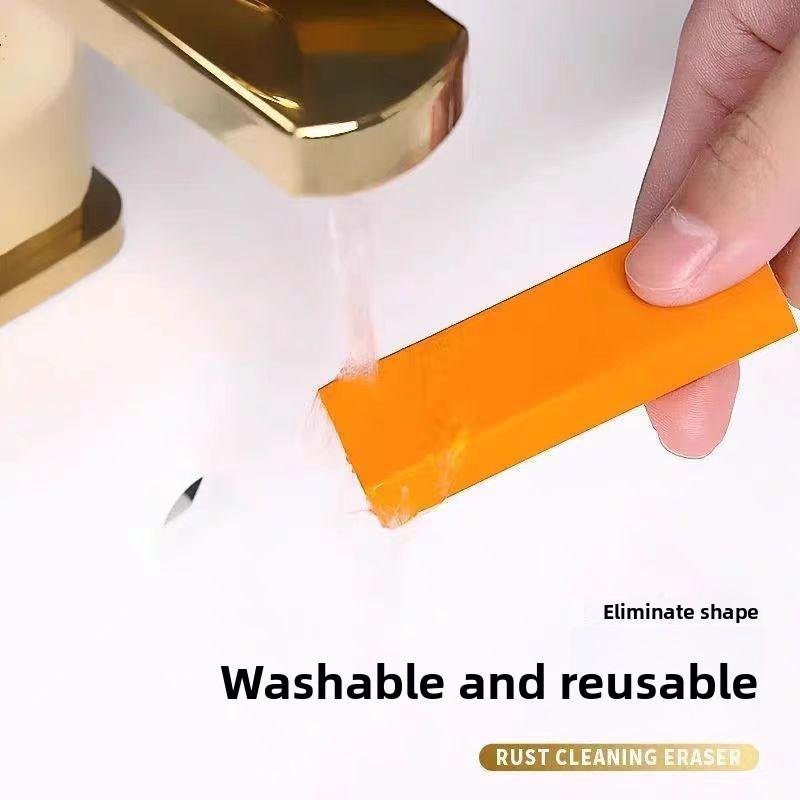 1PCS Efficient Limescale Eraser, Stainless Steel Rust Remover for Kitchen Faucets, Cleaning Rubber for Household Scale Stain Tool
