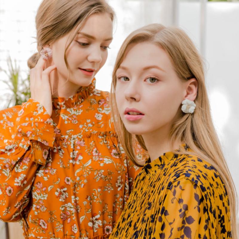 Dana Burton Cherry Blossom Stud Earrings