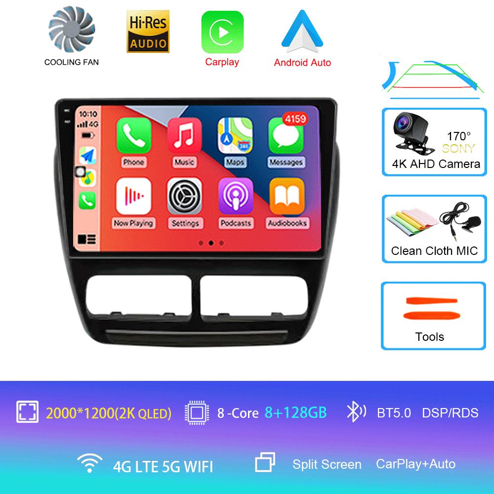 Android 14 Car Radio For Fiat Doblo 2010 - 2015 Multimedia Video Player Navigation Stereo GPS BT Carplay Android Auto 5G WIFI