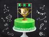 Partydeco Topper Na Tort Pilka Mix 15 5 20Cm 1 Op 2 Szt