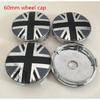 4pcs 56mm 60mm forMINI Car Emblem Wheel Hub Center Cap Badge Covers Sticker Decal Styling Accessories