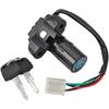 Ignition Switch Key Fit For GSX600 GSXR600 GSXR750 GSXR1100 GSX750 GSX1100F GS500 GSF250 GSF400 VX800 400 600 900