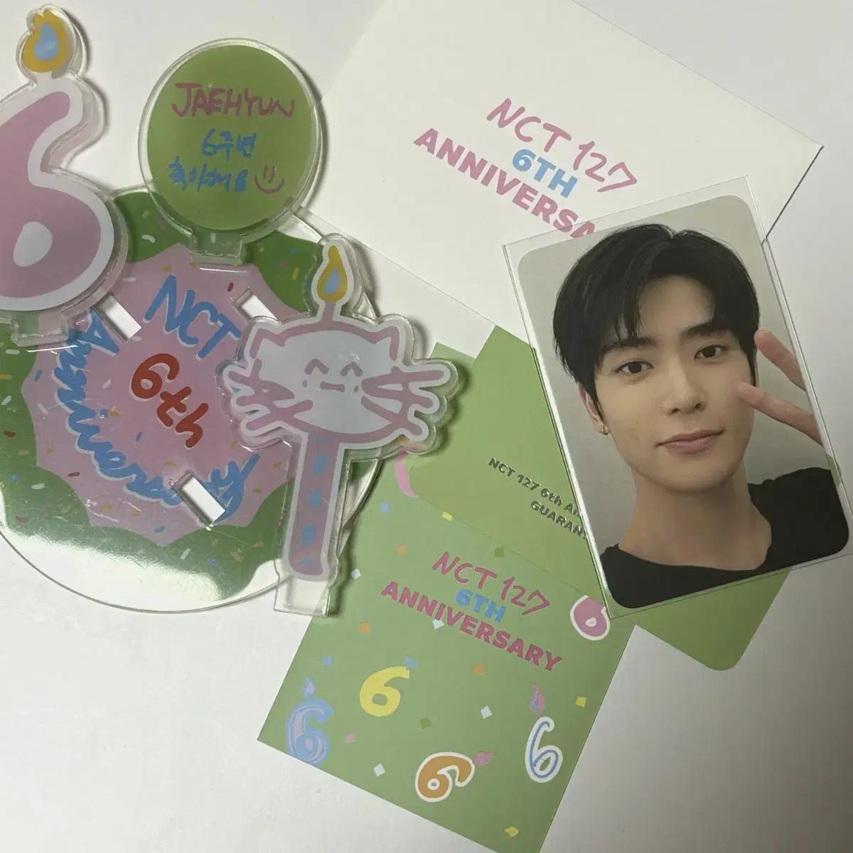 

Набор акриловых брелоков-репродукций к 6-й годовщине, фотокарточка Nct 127 6-я