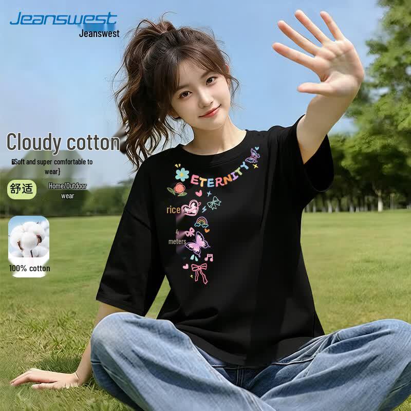 Jeanswest Women s Cotton Short Sleeve T-Shirt M