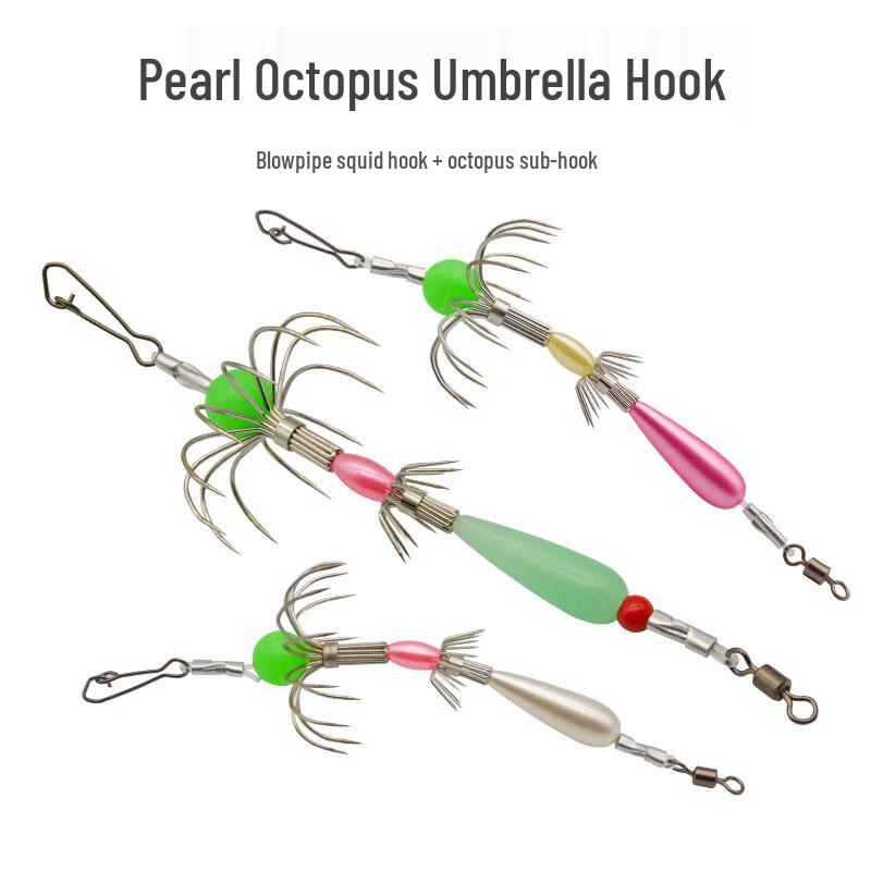 TLXT Luminous Octopus Hook for Sea Fishing