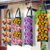 3pcs Hanging Plant Bags with 8 Holes for Strawberries, Multi-Pocket Perforated Grow Bags for Home Fruit Cultivation & Garden Use