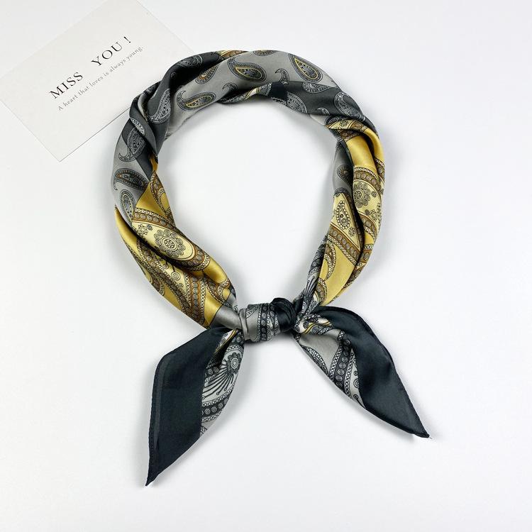 Small Silk Scarf Women'S Season Small Square Scarf Summer Scarf Versatile Fashion Decoration Professional Small Scarf Tide