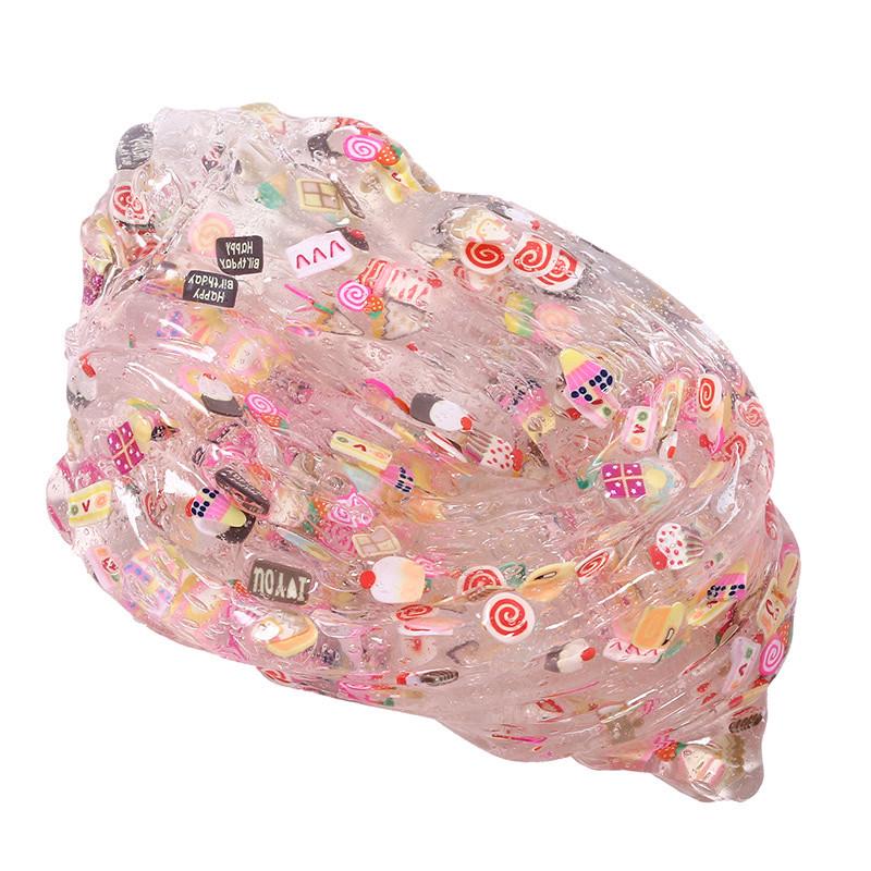 1x Crystal Fruit Plasticine Clay Jelly Slime Mud Child Gift Toys Random Pattern