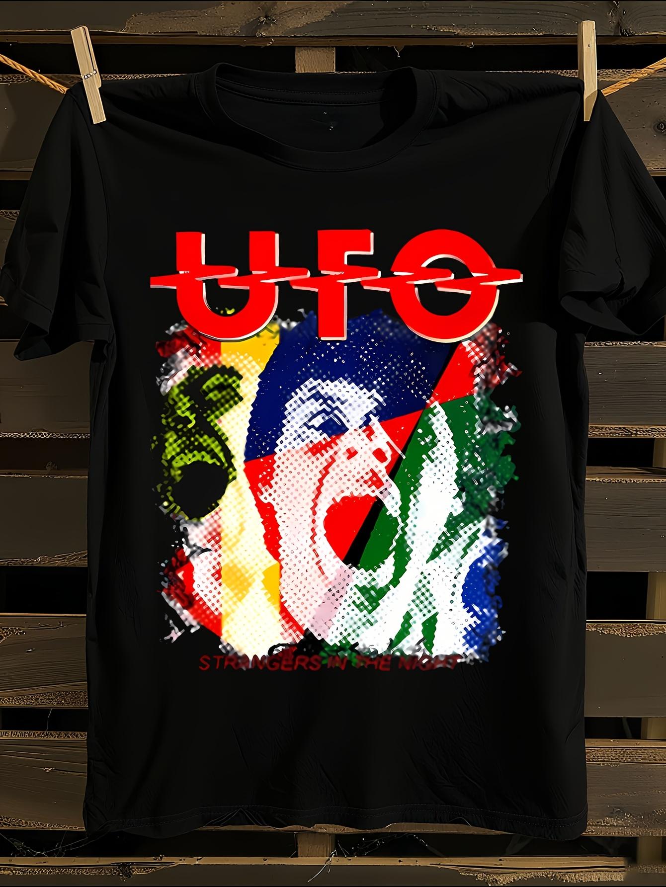 Funny UFO Print Tshirt S