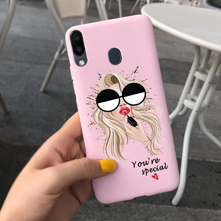 Cute Cartoon Cover For Samsung Galaxy M20 Phone Case For Samsung M20 2019 Soft Cover for Samsung Galaxy M20 M 20 SM-M205F Bumper