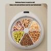 Automatic Pet Food Dispenser Featuring Cooled Storage Box Timer Controlled Up To 6 Meals Each Day
