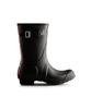 Hunter [Women] Original Hunter Color Back Print Short Rain Boots - Black
