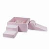Foam Playground With Square Pool 90X90X40 Velvet Soft Light Pink + 400 Balls: White, Light Pink, Iridescent
