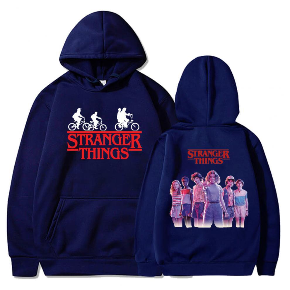 

Дивні Дива 4 Фільм Периферійний Друкований Осінньо-Зимовий Теплий Зручний Персоналізований Модний Чоловічий Жіночий Худі 3XL темно-синього кольору