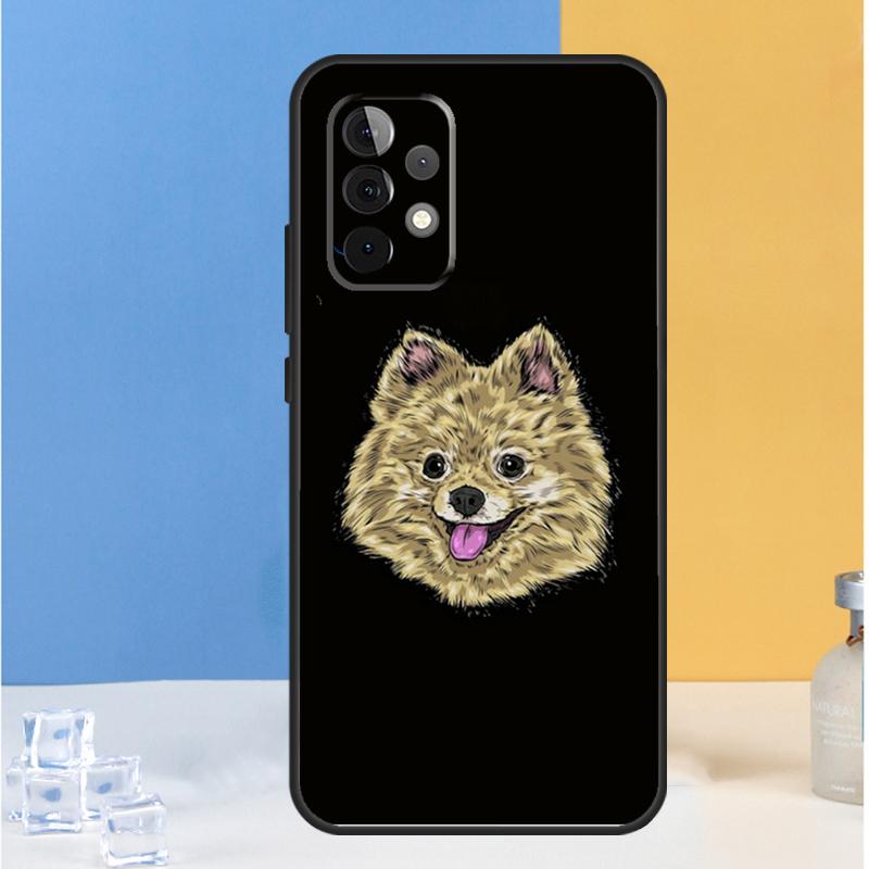 Cartoon Pomeranian Dog For Samsung Galaxy A13 A33 A53 A36 A26 A05 A06 A16 A54 A34 A14 A32 A52 A55 A35 A15 A56 Case