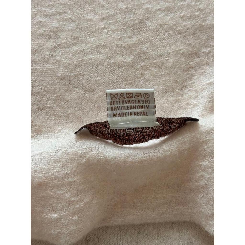 Used Douce Gloire Baby Pink Large Cashmere Stole New Like New Beautiful Condition