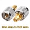 Kupfer Messing HF Koaxialstecker SMA zu TNC UHF N Stecker Buchse PL259 SO239 Konverter Antennenadapter